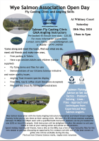 Wye Salmon Association Open Day Fly Casting Clinic and Angling Skills -  in association with GAIA - on the wonderful Wye